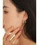 ダブルフープピアス