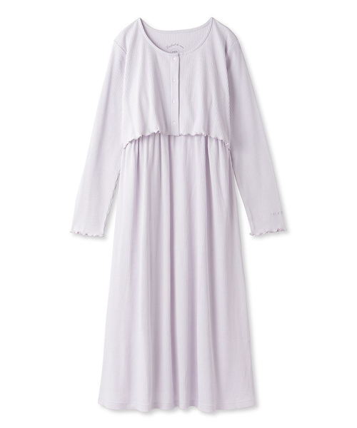 【雪見だいふく】ジェラートピケ　マタニティリブワンピース マタニティリブワンピース｜ジェラートピケの通販｜&mall（アンド