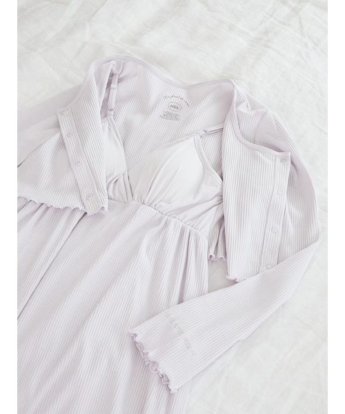 マタニティリブワンピース｜ジェラートピケの通販｜&mall（アンド