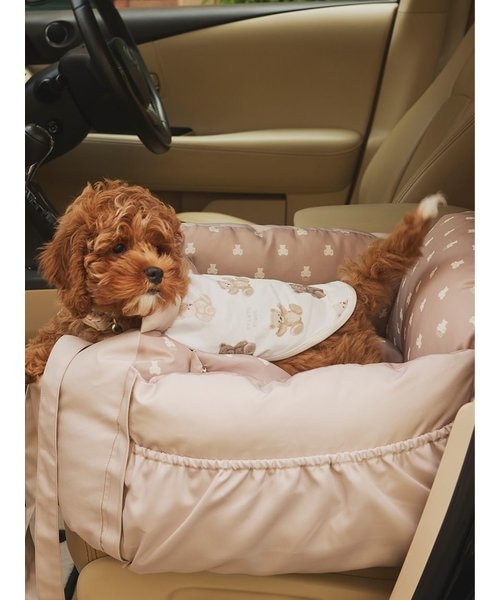 【新品】ジェラートピケ 【CAT＆DOG】ベアモチーフドライブベッド gelato pique（ジェラートピケ）【CAT&DOG】【販路限定商品