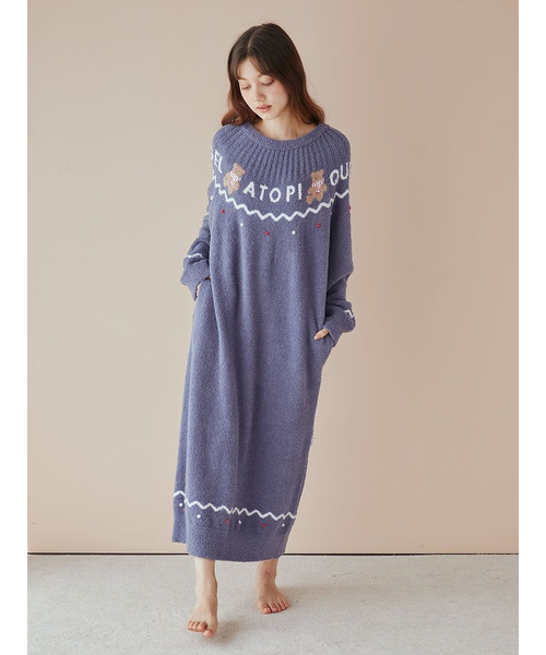 ジェラピケ】HOLIDAYノルディックワンピース ラッピング済