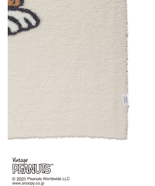 【PEANUTS】SNOOPY×BEAR ジャガードブランケット PEANUTS】SNOOPY×BEAR ジャガードブランケット｜ジェラートピケ