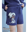 【PEANUTS】【ONLINE限定】SNOOPY×BEAR ジャガードショートパンツ