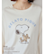 【PEANUTS】SNOOPY×BEAR ワンポイントロンT