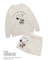 【PEANUTS】【ONLINE限定】SNOOPY×BEAR ジャガードプルオーバー&ショートパンツセット