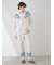 【HOMME】パウダーラインロゴジャガードカーディガン