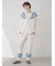 【HOMME】パウダーラインロゴジャガードカーディガン
