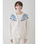 【HOMME】パウダーラインロゴジャガードカーディガン