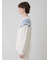 【HOMME】パウダーラインロゴジャガードカーディガン