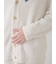 【HOMME】パウダーラインロゴジャガードカーディガン