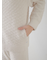 【HOMME】パウダーラインロゴジャガードカーディガン