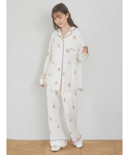 ケーキ柄シャツ｜ジェラートピケの通販｜&mall（アンドモール