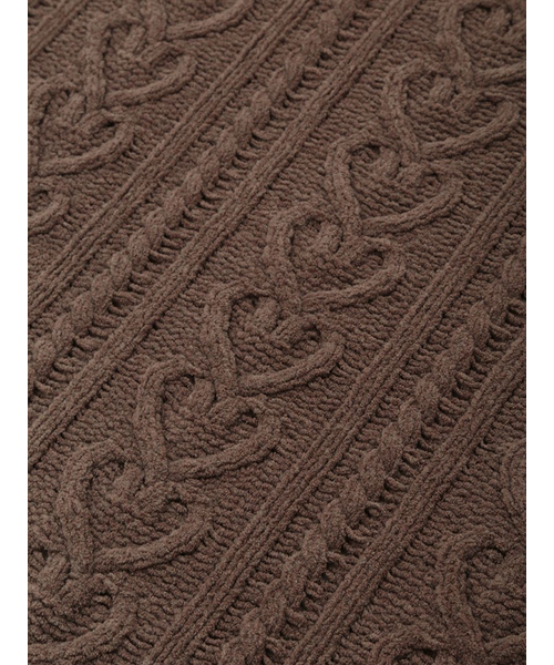 ハートアランブランケット｜ジェラートピケの通販｜&mall（アンド