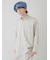 【HOMME】ハートワッペンレギュラーカラーシャツ