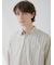 【HOMME】ハートワッペンレギュラーカラーシャツ
