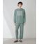【HOMME】エアモコピケロゴジャガードロングパンツ