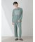 【HOMME】エアモコピケロゴジャガードロングパンツ