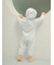 【限定カラーあり】【BABY】パウダーベアロンパース