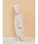 【限定カラーあり】【BABY】パウダーベアロンパース