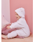 【限定カラーあり】【BABY】パウダーベアロンパース