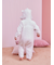 【限定カラーあり】【BABY】パウダーベアロンパース