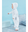 【限定カラーあり】【BABY】パウダーベアロンパース