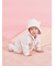 【限定カラーあり】【BABY】パウダーベアロンパース