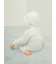 【限定カラーあり】【BABY】パウダーアニマルロンパース