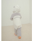 【限定カラーあり】【BABY】パウダーアニマルロンパース