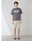 【HOMME】レーヨンカプチーノベアワンポイントハーフパンツ