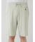 【HOMME】レーヨンカプチーノベアワンポイントハーフパンツ