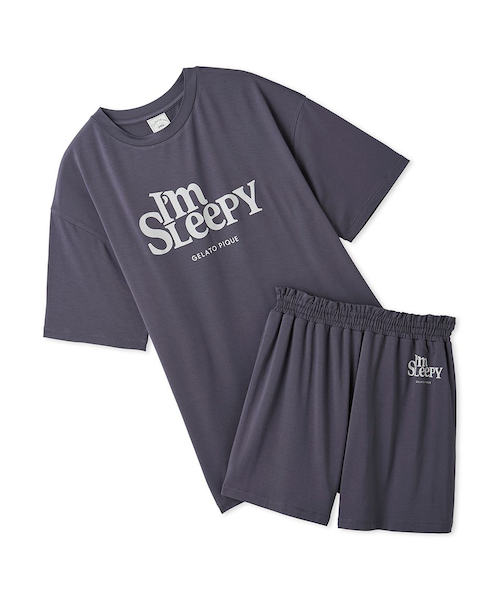 ジェラートピケ　レーヨンロゴTシャツ＆レーヨンロゴショートパンツ　上下セット ジェラートピケ gelato pique 【ラッピング済み】COOLレーヨン