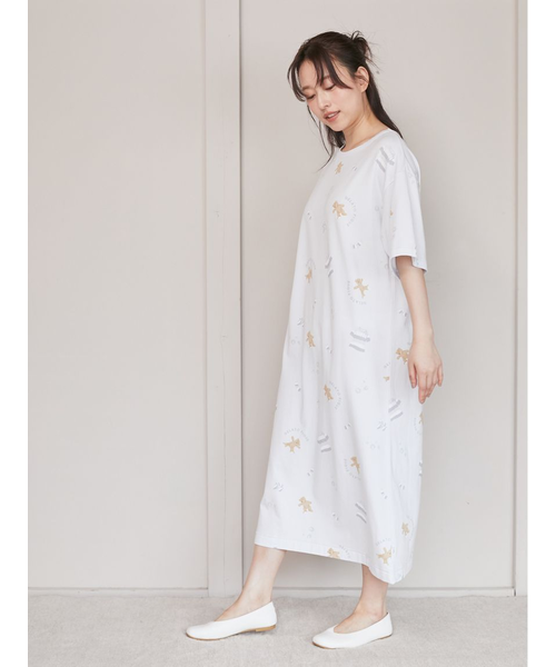 【新品.タグ付き.未使用】♡ジェラートピケ♡ベア柄ネルシャツワンピース♡ Amazon | ジェラートピケ gelato pique レディース ベア柄