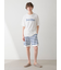 【HOMME】エアリーモコマリンハーフパンツ