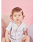 【BABY】ぬいぐるみ柄ロンパース
