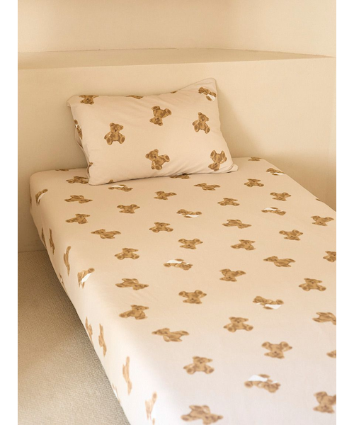 gelato pique ジェラートピケ Sleep ベア柄3点SETシングル Sleep】ベア柄3点セット（シングル）(寝具セット)｜ルームウェア