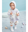 【BABY】スムーズィーブロックボーダーポンチョ