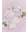 【BABY】ドーナツベア柄お食事スタイ