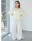 ガーゼライクロングパンツ