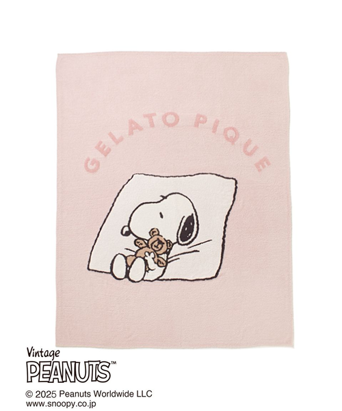 PEANUTS】【Sleep】SNOOPY×BEAR ジャガードマルチカバー