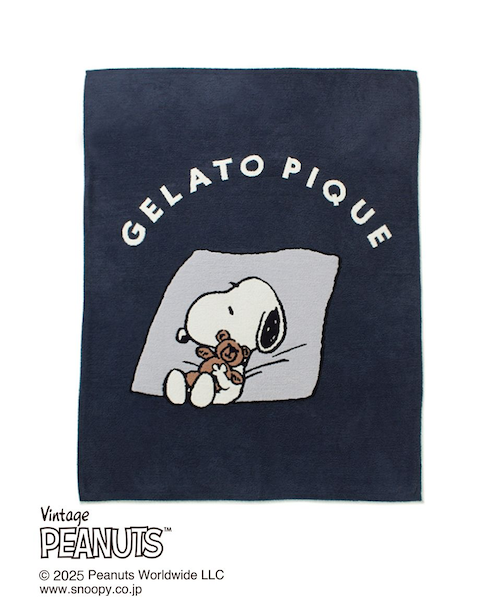 PEANUTS】【Sleep】SNOOPY×BEAR ジャガードマルチカバー