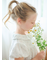 【販路限定】【KIDS】リトルフラワー柄ガーゼプルオーバー