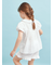 【販路限定】【KIDS】リトルフラワー柄ガーゼプルオーバー