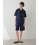 【HOMME】【接触冷感】スーピマコットンロゴシャツ