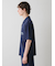 【HOMME】【接触冷感】スーピマコットンロゴシャツ