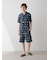 【HOMME】【接触冷感】ワニ柄プリントシャツ