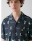 【HOMME】【接触冷感】ワニ柄プリントシャツ
