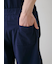 【HOMME】【接触冷感】スーピマコットンロゴハーフパンツ