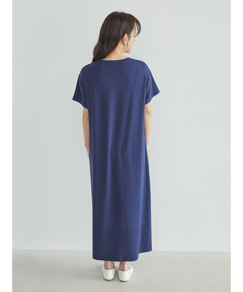 【JOEL ROBUCHON】【接触冷感】ワンポイントワンピース JOEL ROBUCHON】【接触冷感】ワンポイントワンピース