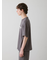 【HOMME】パイルロゴ刺繍Tシャツ